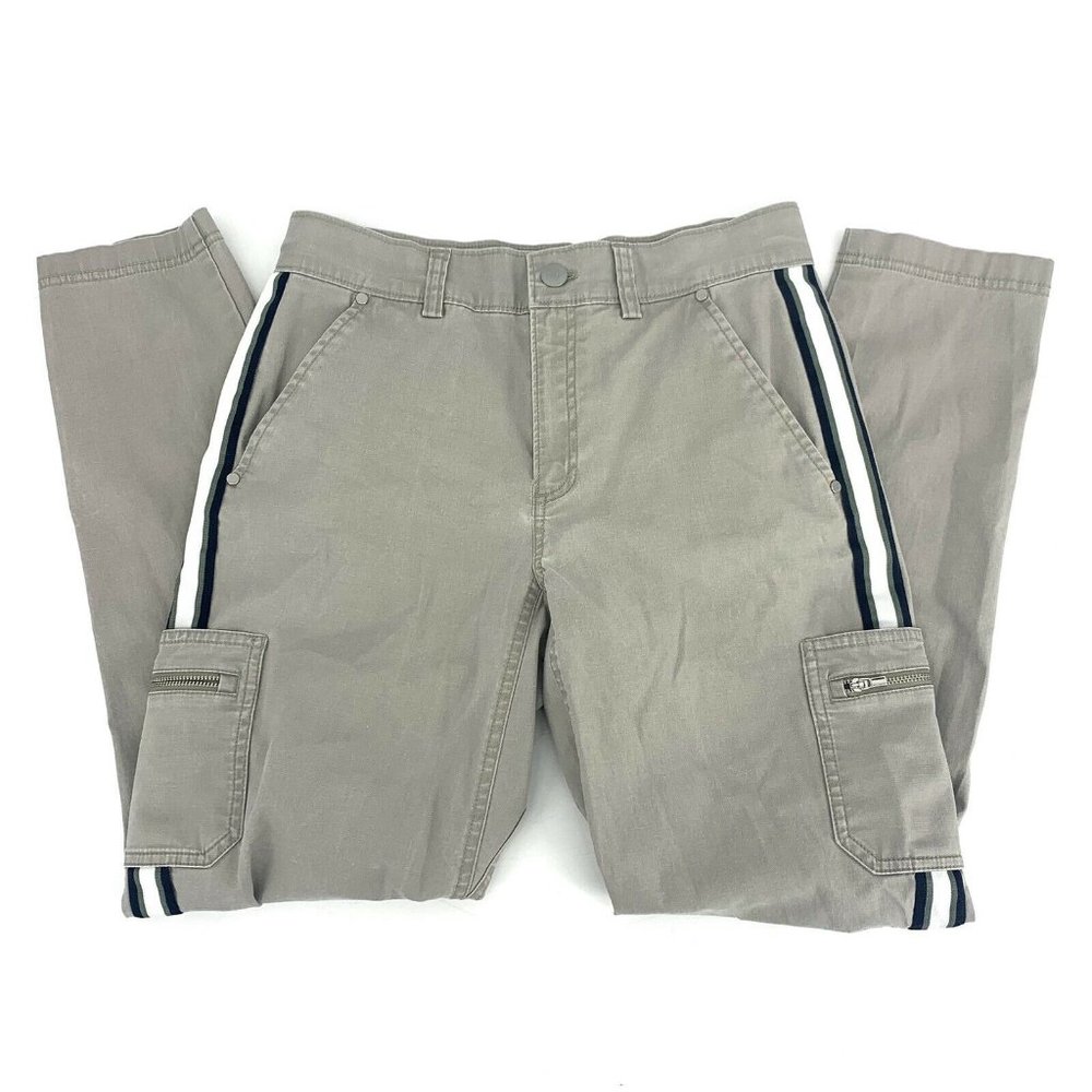 Size 0 Athleta Summit Cargo Pants Khaki Black Whit